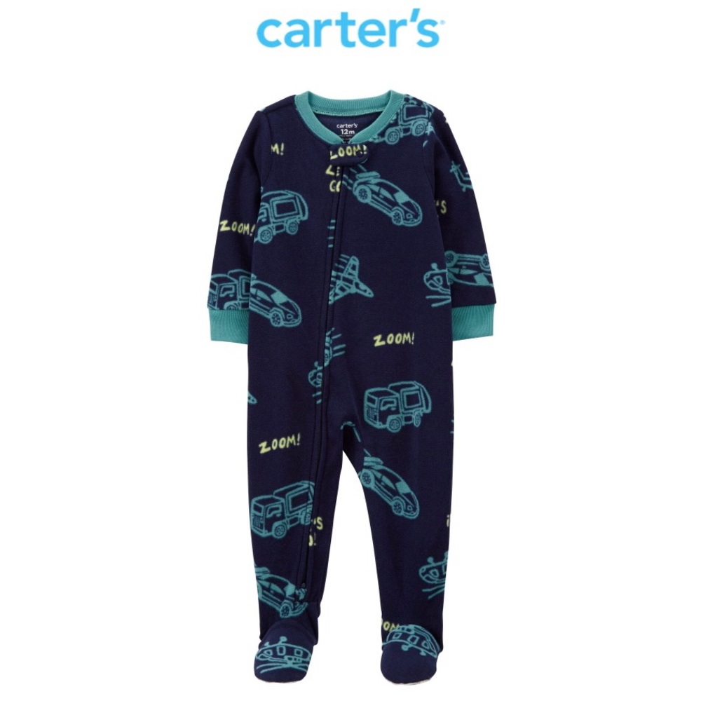 Carter’s Fleece Footy Pajamas Size 24 months for Toddler Boy